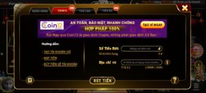 Go88 rút tiền phương pháp Coin12