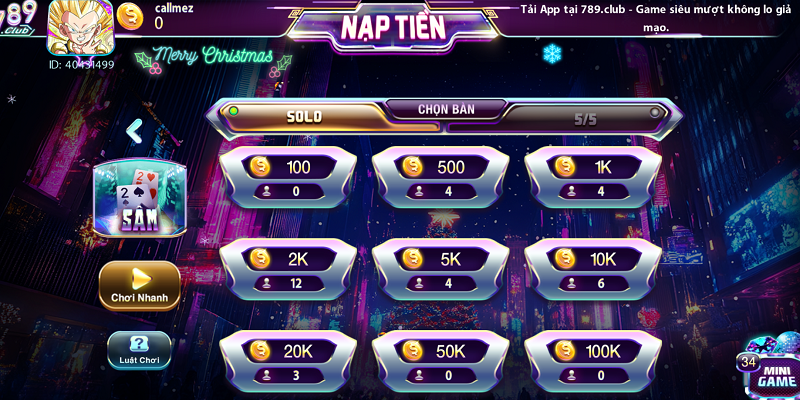 Game bài 789Club Tiến Lên Miền Nam là trò chơi được nhiều anh em yêu thích